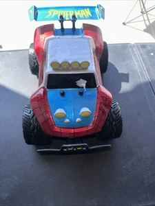 Spiderman RC Buggy Jada Toys Remote Control Car Tested Works No Remote - Picture 1 of 5