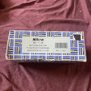 Nikon SC-19 Multi Flash Sync Cord TTL Flash /Extension Cord New In Box - Picture 1 of 4