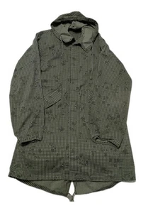 Vintage 80s US Army Military Night Desert Camouflage Fishtail Parka Size Medium - Picture 1 of 11