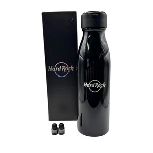 Bottiglia inox isolata Hard Rock Cafe con auricolari wireless - Nuova! - Foto 1 di 4