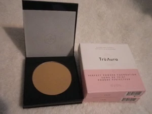 2 Stück TruAura Perfect Powder Foundation hellbraune Farbe NEU Kosmetik Make-up - Bild 1 von 3