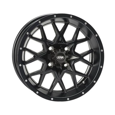 4/137 ITP Hurricane Wheel Matte Black For CAN-AM Commander 800R 2011-2020 - Image 1 of 4