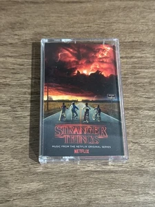 RED CASSETTE----  STRANGER THINGS Soundtrack from the Netflix Series TAPE   1130 - Picture 1 of 3