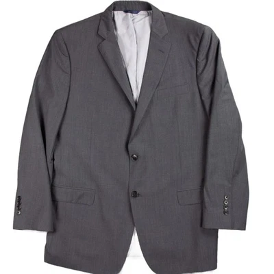 Blazer Brooks Brothers Explorer Para Hombre 46L Calce Madison Gris Lana Dos Botones Foto 1 de 4