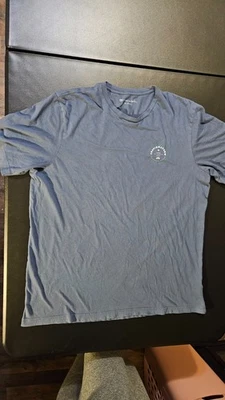Travis Matthew Roughing It Graphic T-Shirt Mens XL Blue Pima Golf California - Image 1 of 4