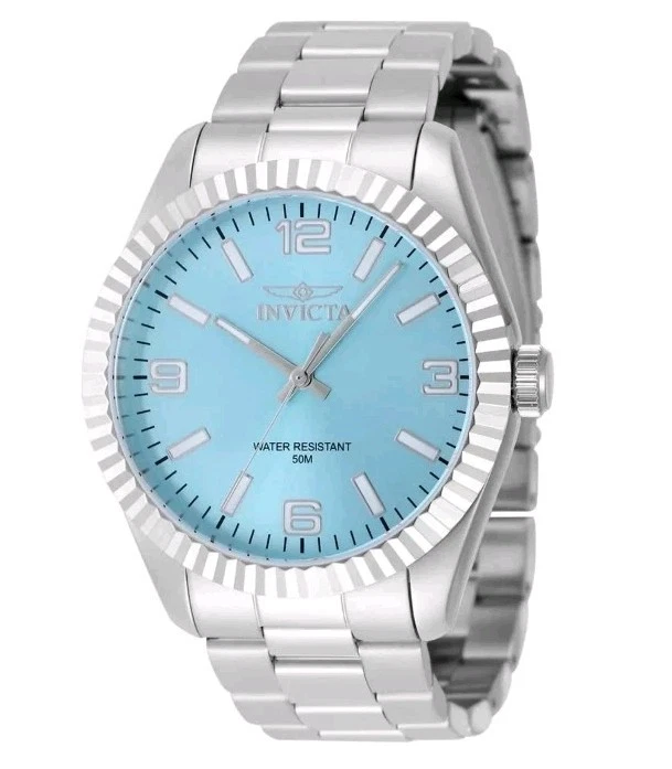 Reloj Hombre Invicta Especialidad Cuarzo Esfera Azul Pulsera Plata 48904 Foto 1 de 1