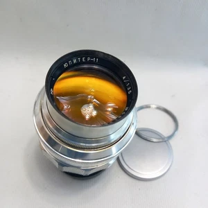 1968 Jupiter-11 135mm f/4 Made in USSR M39-42 For SLR Mirrorless Camera #6812580 - Picture 1 of 22