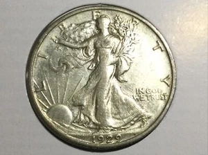 Mezzo dollaro 1929-S Walking Liberty in dettagli quasi non circolati - Foto 1 di 2
