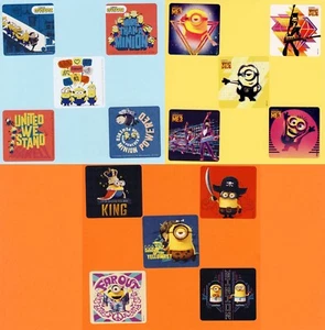 15 Minions Assorted - Despicable Me - Large Stickers - Party Favor - Rise of Gru - Picture 1 of 4