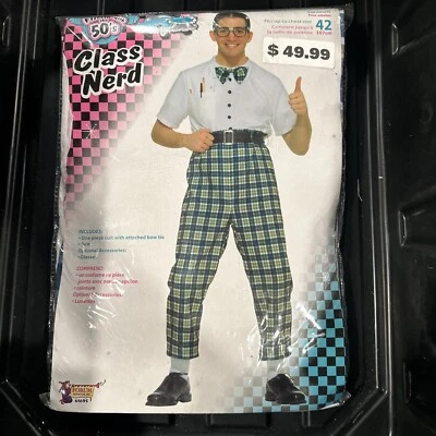 CLASS NERD FLIRTIN' WITH THE 50'S ADULT HALLOWEEN COSTUME SIZE STANDARD - Image 1 of 4