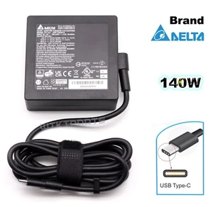 Cargador de alimentación adaptador tipo USB-C Delta 140W genuino para ASUS ROG Flow X13 GV301Q - Imagen 1 de 10