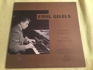 Emil Gilles”Saint-Sean’s: Concerto No.2, Mozart: Sonata No.16”Vinyl=VG+ 12" LP