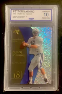 1998 Skybox E-X2001 #54 Peyton Manning RC CCG 💎GEM MINT 10💎 sub grades ALL 10 - Bild 1 von 2
