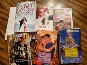 Susan Mallery Mixed Lot (Paper & Hard), 7 Books, Holiday Theme, Good to Like New - Picture 1 of 8