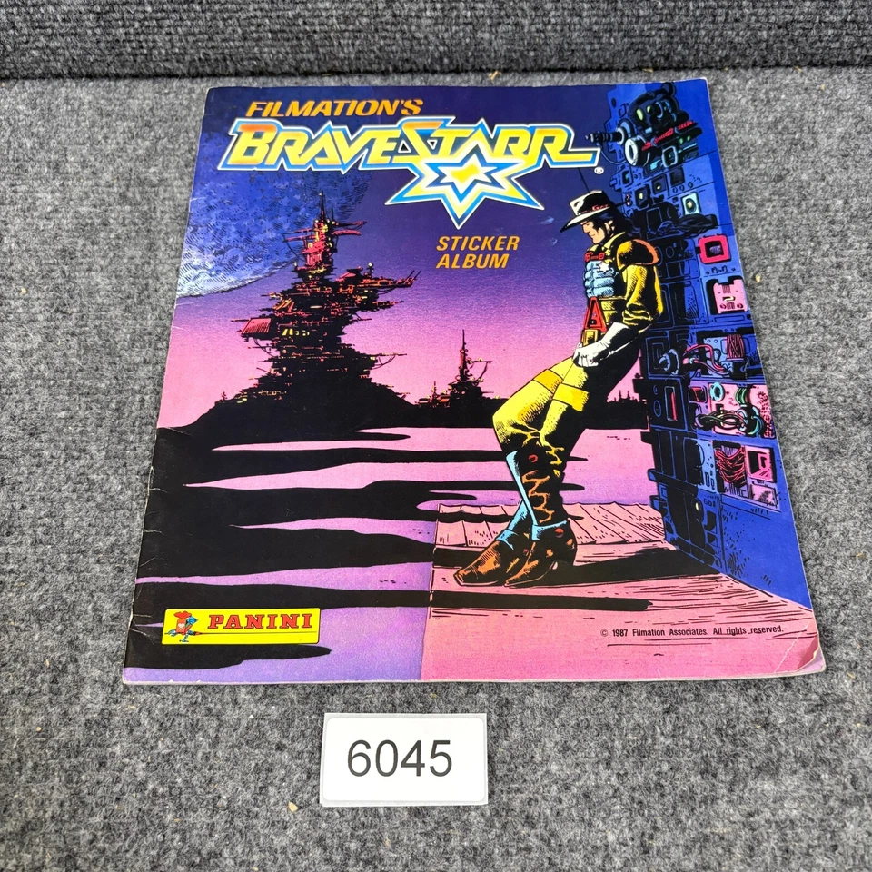Álbum de pegatinas Filmations Bravestarr vintage Panini coleccionable 1987 muy raro Foto 1 de 4