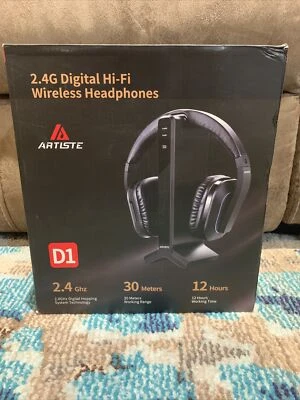 Artiste беспроводные наушники D1, 2,4 ГГц цифровой Hi-Fi оптоволоконная гарнитура - Изображение 1 из 4