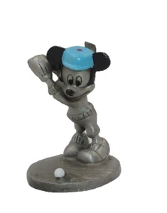 Disney Mickey Mouse 2" Golf Figurine Hudson Fine Pewter #4820 Rare HTF - Picture 1 of 5