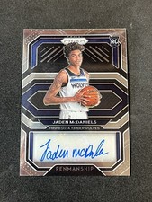 2020-21 Prizm Jaden McDaniels rookie penmanship auto RC #RP-JMD Timberwolves