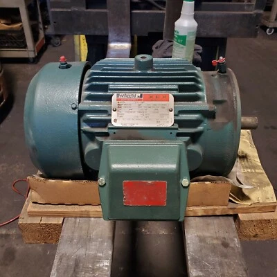 NEW RELIANCE XEX 1 HP ELECTRIC MOTOR 460 VAC 1785 RPM 182TC FRAME 3 PHASE - Image 1 of 4
