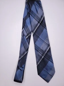 Kenneth Cole Reaction Mens Formal Necktie 60"Lx3.25"W Blue/Gray Neck Tie - Picture 1 of 5