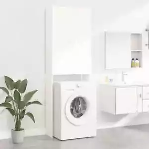 Mobile per Lavatrice Bianco 64x25,5x190 cm - Foto 1 di 9