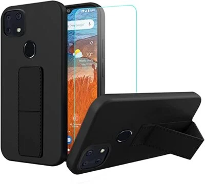 For ZTE ZMax 10 Z6250 TPU Case Telescopic Kickstand+Glass Screen Protector Cover - Изображение 1 из 4