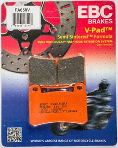EBC FA658V V-Series Semi-Sintered Touring Bike Brake Pads - Picture 1 of 1