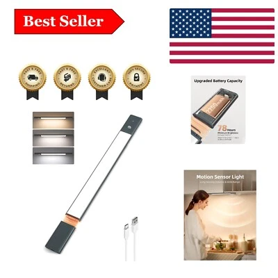 Iluminación recargable debajo del gabinete con brillo ajustable - 76 LED, 3 modos Foto 1 de 4