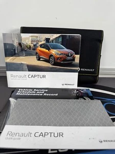 RENAULT CAPTUR OWNERS PACK / HANDBOOK / MANUAL. + WALLET. 2019~2024 (2020)! - Picture 1 of 8