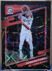 2021-22 Donruss Optic #121 Norman Powell Black Velocity Prizm SSP /39 Blazers SP - Picture 1 of 2