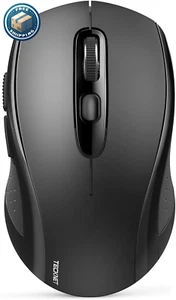 Mouse Bluetooth, 4000 DPI Mouse Wireless Portatile, 3 Modalità(Bt5.0/3.0+2.4G), - Foto 1 di 10