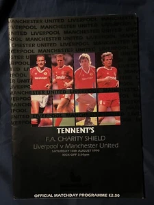 1990 Charity Shield LIVERPOOL v MANCHESTER UNITED Exc. Cond Football Programme - Picture 1 of 1