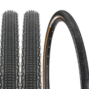 PANARACER Bicycle Tyres Gravelking Folding SK TLC MTB Bike Tyre Black/Brown - Picture 1 of 17