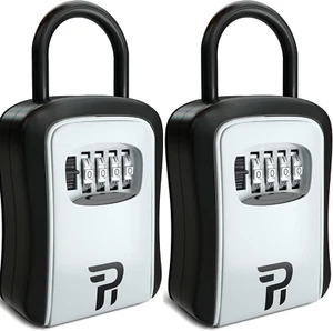 Key Lock Box Outdoor with Code – Realtor Security Lockbox for Spare Keys outside - Picture 1 of 9