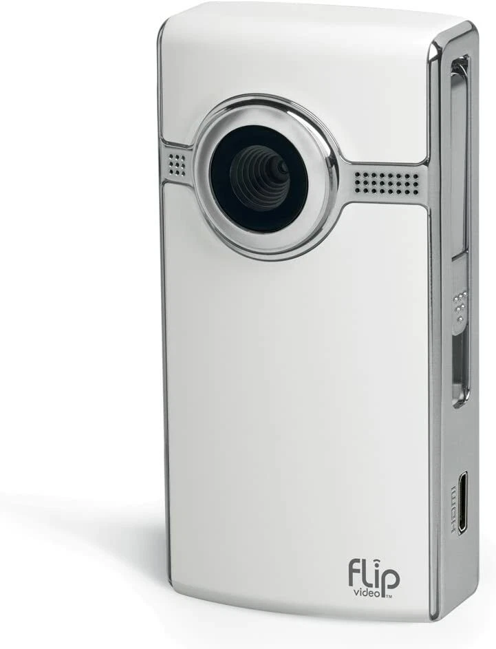 Boxed Flip UltraHD Video Camera - White 8 GB, 2 Hours - 2nd Gen - White (U2120W) - Image 1 of 1
