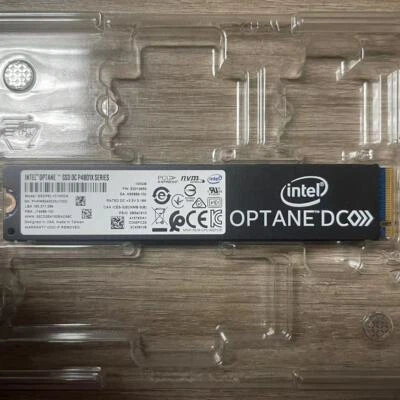 100GB INTEL SSD OPTANE M.2 P4801X 22110 PCIE X4 10.9PBW 60DWPD SSDPEL1C100D - Image 1 of 4
