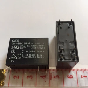 1Pc OEG OMI-SH-224LM 24VDC Power Relay 6Pins 5A 250VAC NEW - Picture 1 of 2