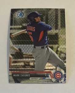 Mark Zagunis 2017 Bowman Chrome Prospects #BCP233 Chicago Cubs - Picture 1 of 2