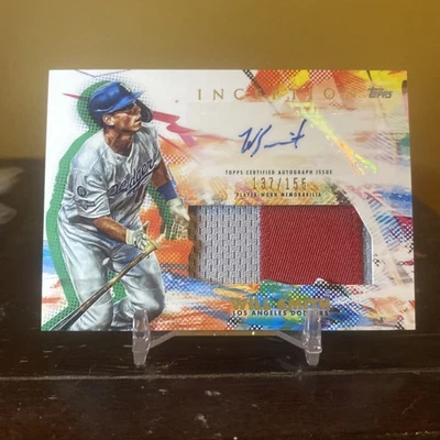 Will Smith 2020 Topps Inception RPA /155 - Dodgers - Two Color Patch - Image 1 of 2