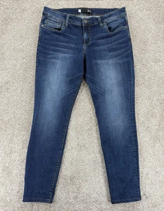 KUT from the Kloth Jeans Womens 14 Blue High Rise Toothpick Skinny Medium Wash - Picture 1 of 13