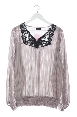 VERO MODA Blusa transparente Mujeres Blusa Talla EU 40 rosa-blanco puro-negro - Imagen 1 de 4