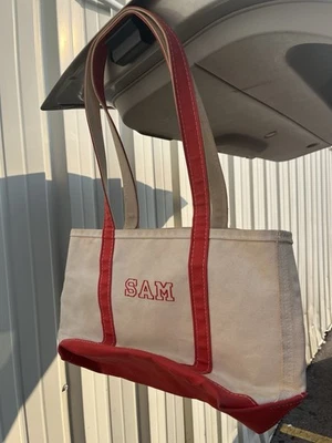 L.L. Bolso de hombro Bean Burnt naranja barco y bolso de mano Foto 1 de 4