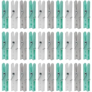 108 piezas Clavijas para Ropa Línea de Lavado Tormenta Aireador Secadora Clima Lavandería Exterior - Imagen 1 de 24