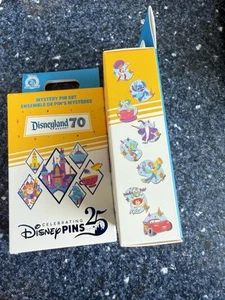Disneyland 70th Anniversary Mystery Box Pin (2 Pins in Box) Neu ungeöffnet in der Hand - Bild 1 von 1