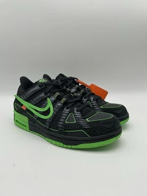 Nike Air Rubber Dunk x Off-White Low Green Strike Size 7.5 - Image 1 of 4