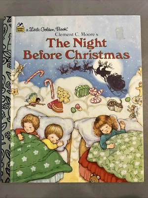 Vintage A Little Golden Book The Night Before Christmas 1987 #2818 - Image 1 of 4