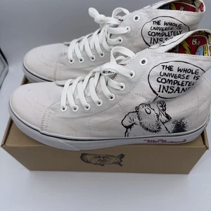 Vans Sk8-hi Deconstruct X R. Crumb Mr Natural Robert Crumb Sz 11 Rare New In Box - Picture 1 of 9