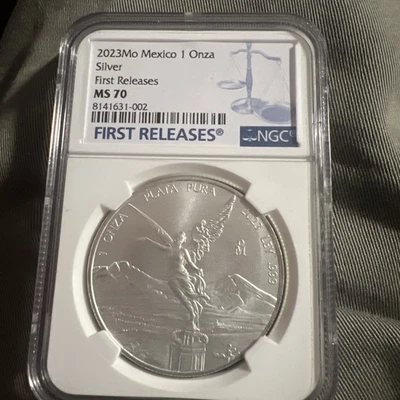 2023                 Mo   Mexico   Onza   First Releases   NGC  MS  70 - Image 1 of 4