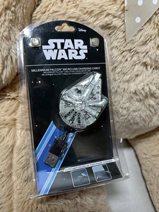 Cable de Carga Micro-USB Halcón Milenario Disney Star Wars - Nuevo en Caja - Imagen 1 de 4