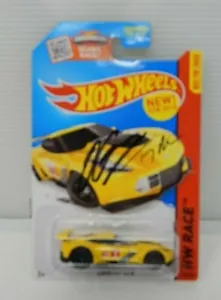 Hot Wheels 2015 HW Race Corvette C7.R Signed By Gavin and Milner - Picture 1 of 2